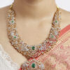 Mayura Emerald Heritage Grand Necklace Set