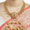 Imperial Ruby Chandbali Festive Necklace