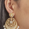 Pearl-Fringed Chandbali Earrings