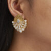 Mother of Pearl Fan Studs