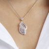 Ornate Crystal Swirl Statement Set