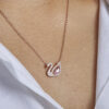 Rose Gold Swan Set