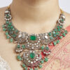 The Royal Durbar Emerald & Polki-Style Choker Set