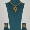 Vibrant Peacock Heritage Pendant Set