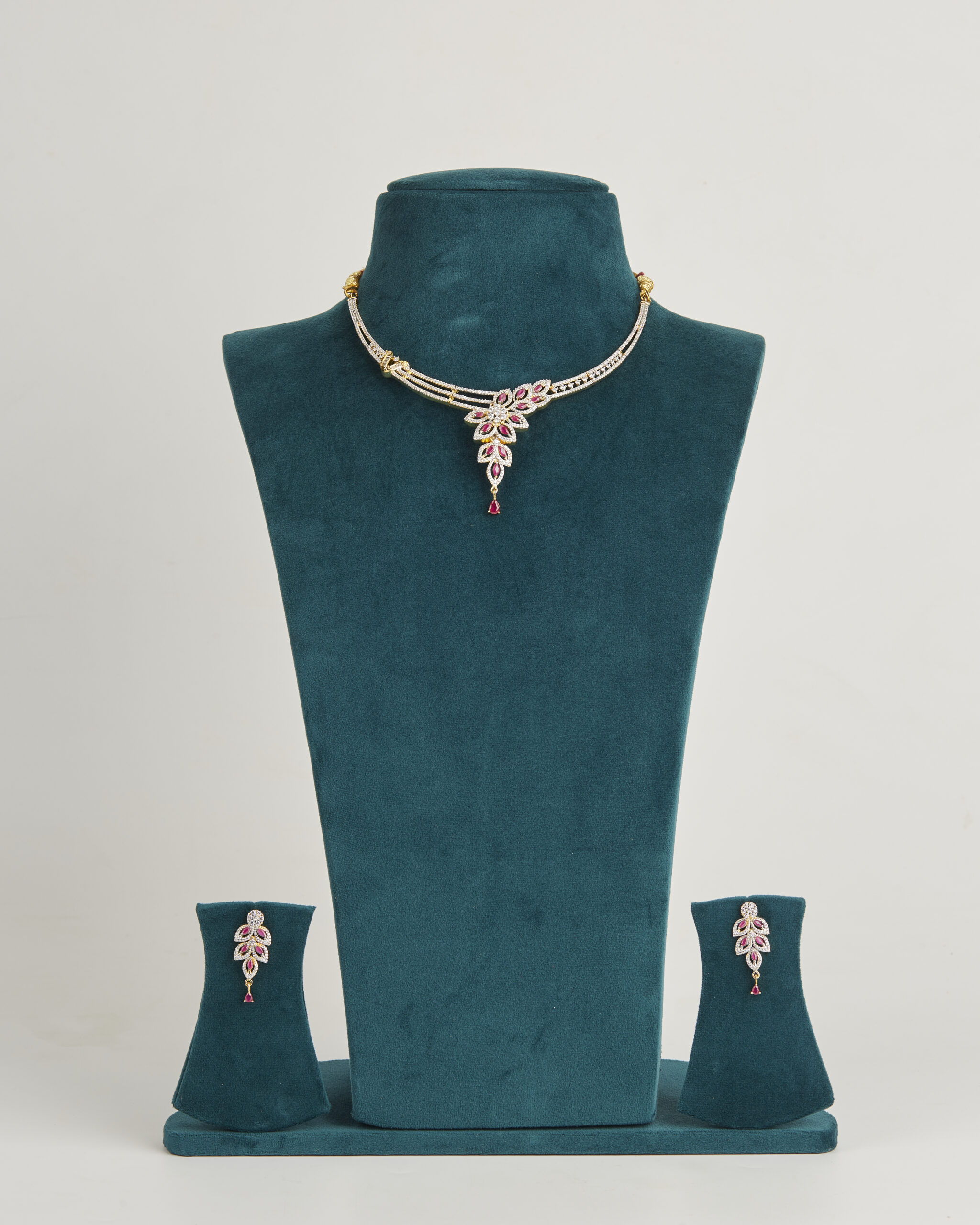 Golden Sunburst & Moonbeam Pendant Set