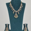 Mint & Emerald 'Jali' Floral Necklace Set