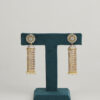 Radial Tassel Tiered Earrings