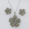 Marcasite Floral Set