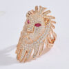 Majestic Lion King Statement Ring