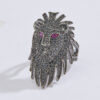 Noir Lion Statement Ring