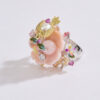 Ethereal Blossom & Pearl Songbird Ring