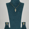 Meenakari Lily Pendant Set