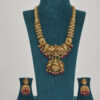 Goddess Lakshmi Antique Gold Bridal Set
