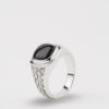 Matte Onyx Centerpiece Signet