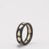 Rose Gold Droplet Inlay Band
